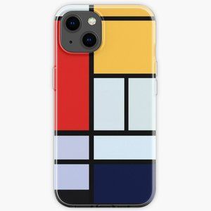 Piet Mondrian Minimalist Art iPhone Case